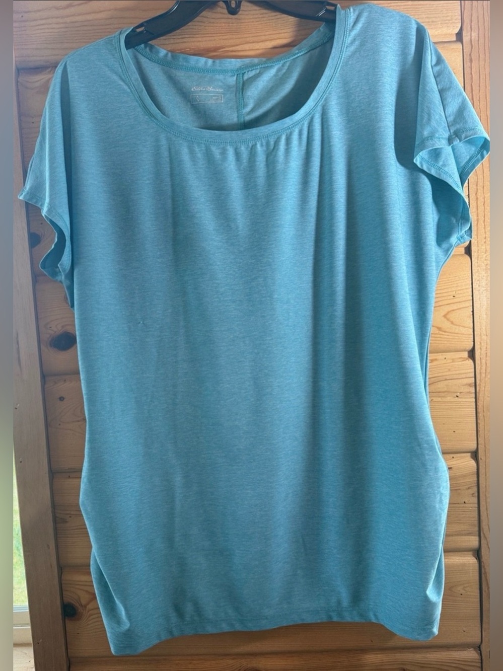 Eddie Bauer Large  Scoop Neck Women’s Short Sleeve Top Large